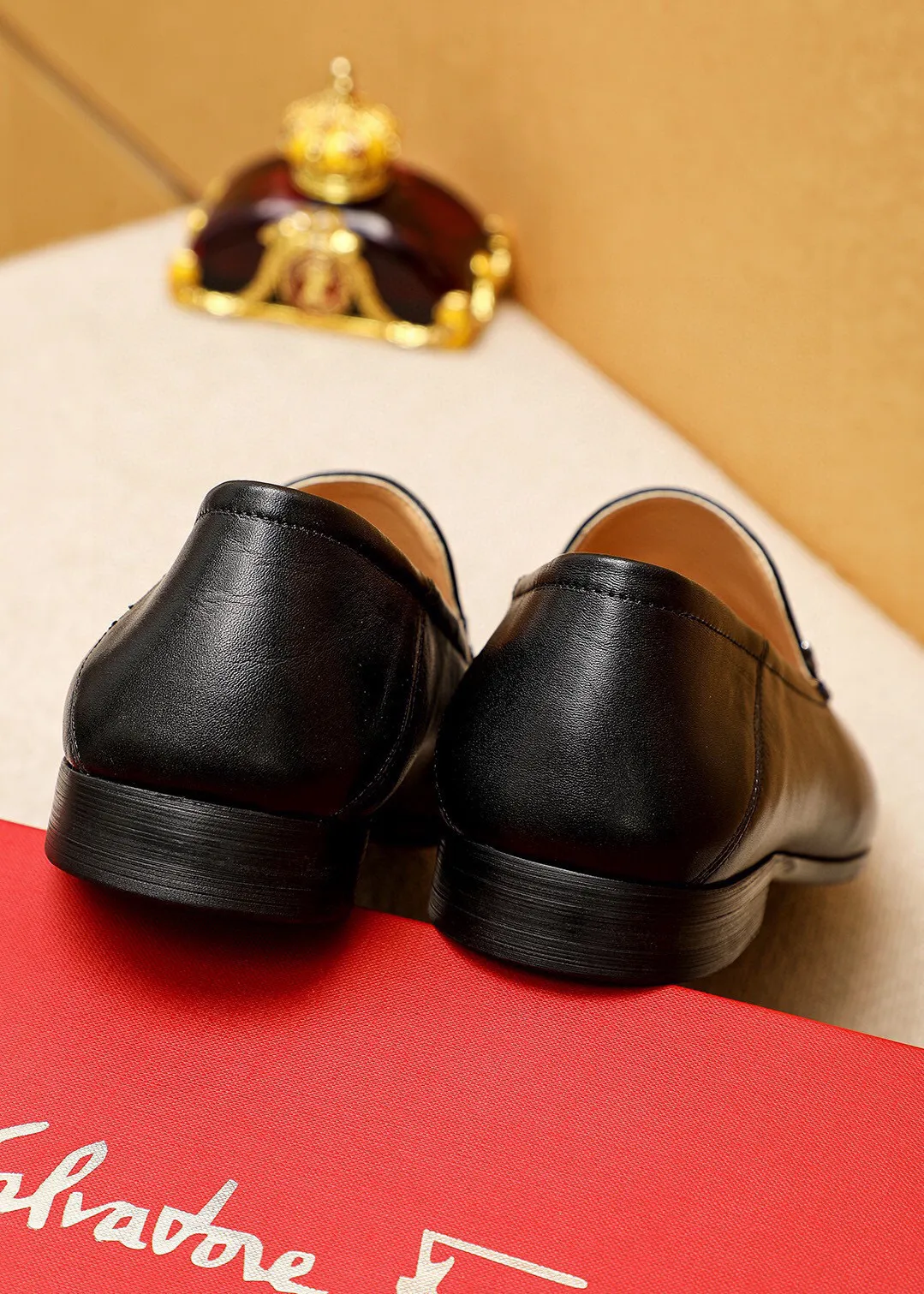Men's shoes 💰480 💐[Ferragamo/Ferragamo] (high-end Niuli) New 🐲Ferragamo* Ferragamo classic formal leather shoes! The upper is made of imported first-layer cowhide and the upper is made of comfortable first-layer cowhide leather lining! Original wear-resistant rubber outsole! High quality products! Code number 38-44 (45🉑️customized)